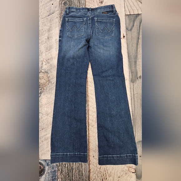Wrangler Willow Ultimate Riding Jean Blue Denim Mid-rise Size 31x32 - Picture 7 of 7
